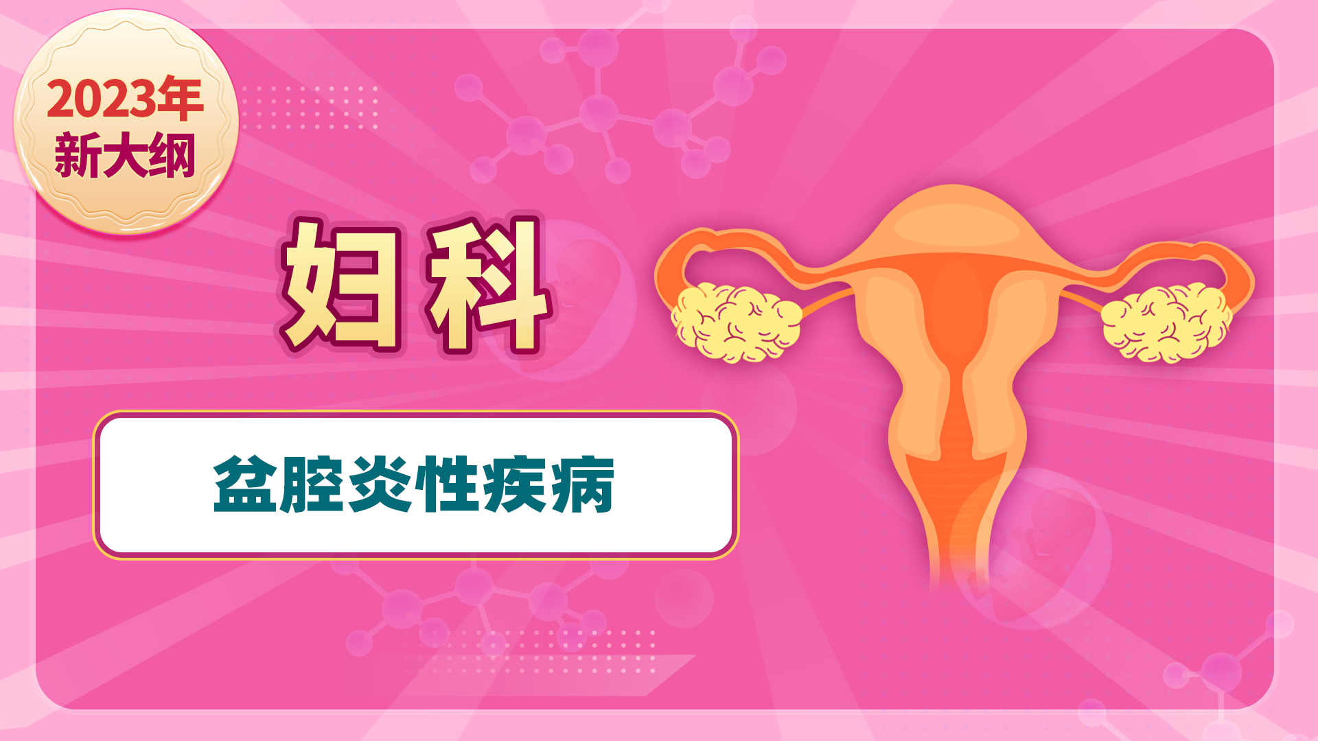 【2023年新大纲】女性生殖系统（妇科）-盆腔炎性疾病